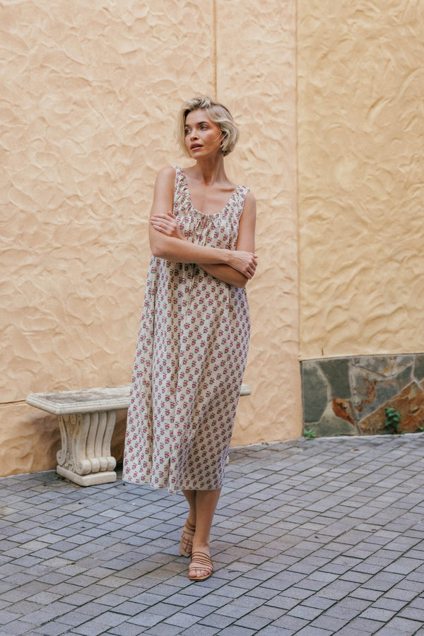 Sundress Midi ~ Peony