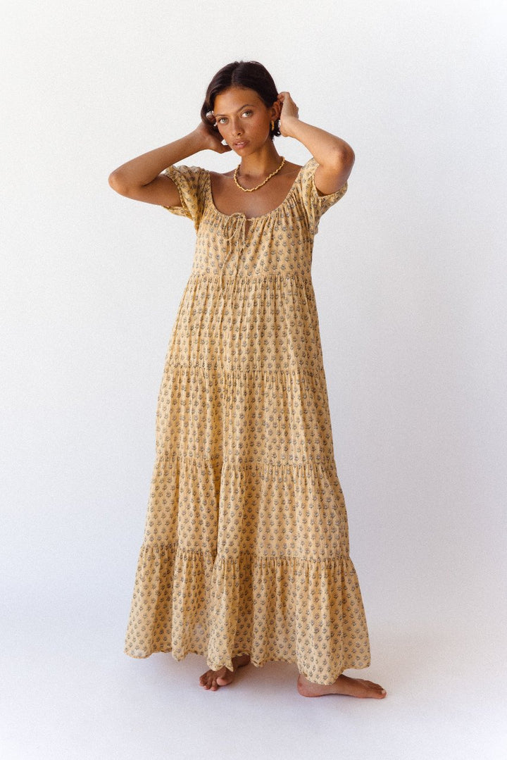 Sita Maxi Dress ~ Daffodil