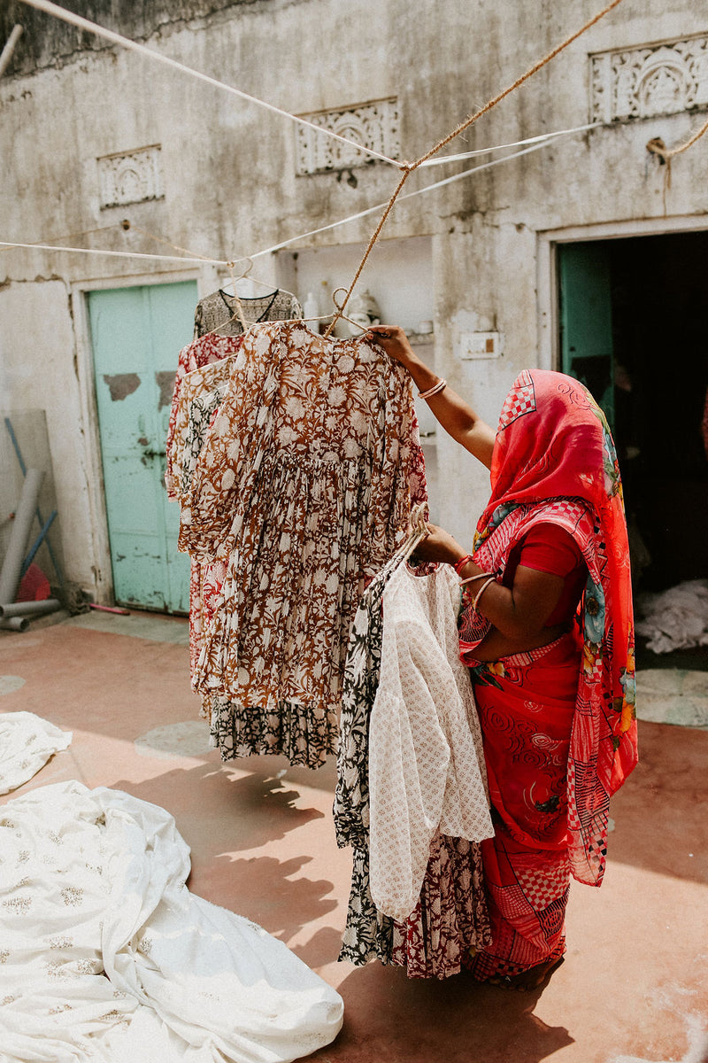 Bhoomi Maxi Dress ~ Sunset