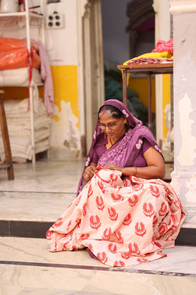 Bhoomi Maxi Dress ~ Sunset