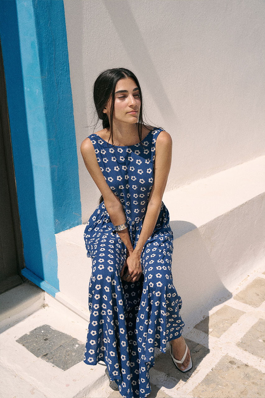 Veda Dress ~ Indigo