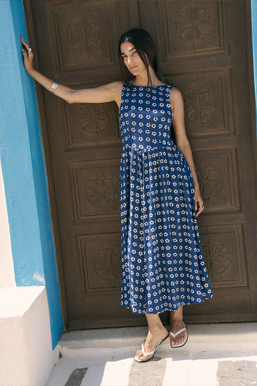 Veda Dress ~ Indigo