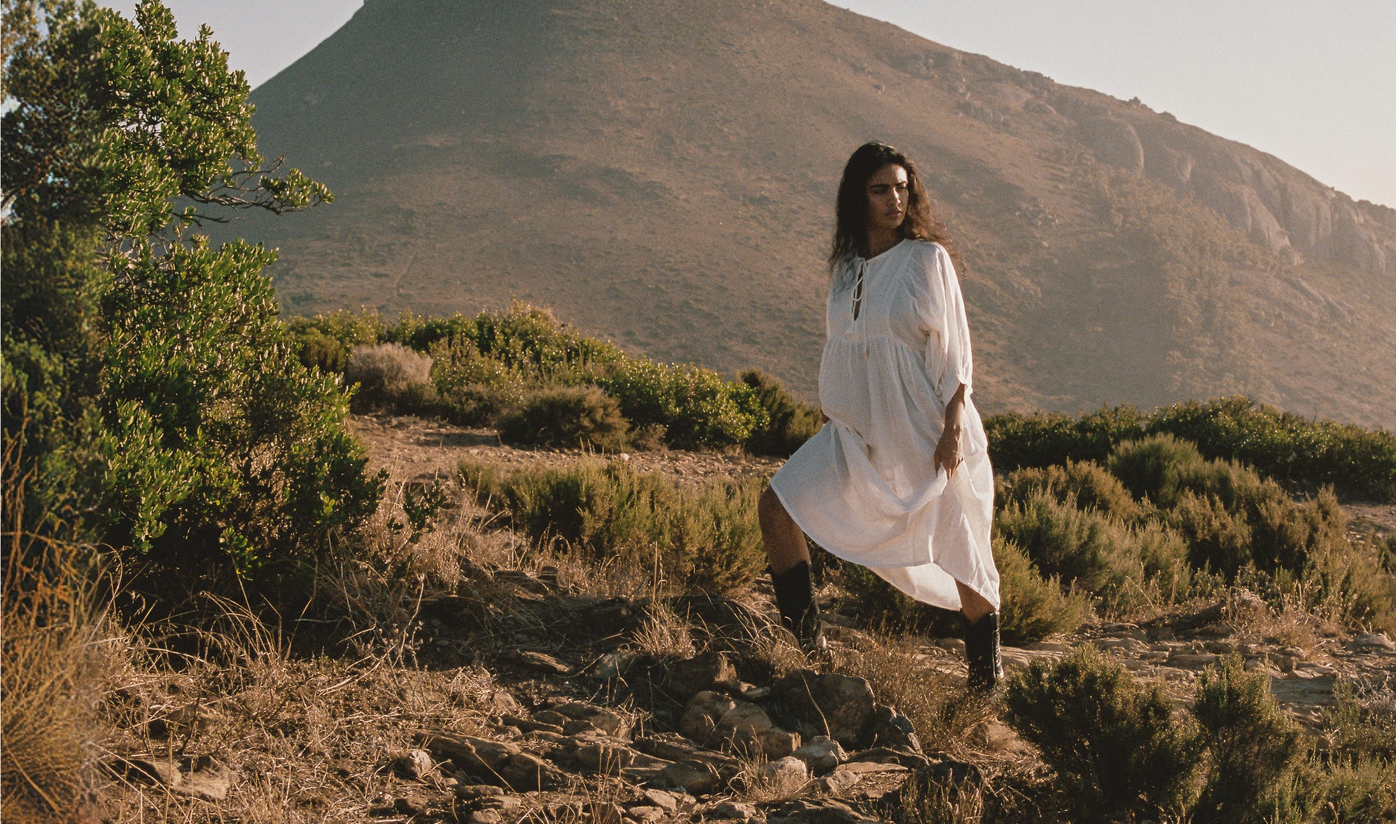 Bhoomi Maxi Dress ~ Sunset