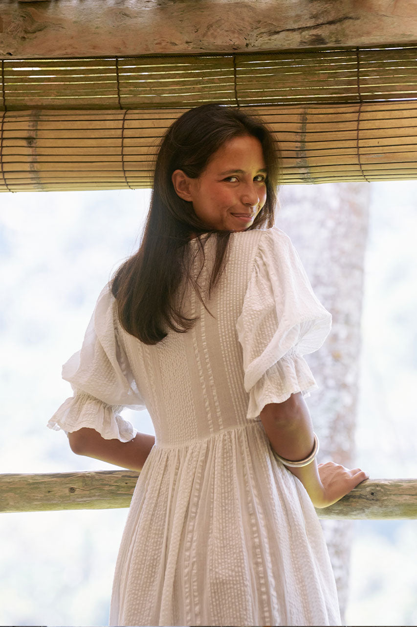 Uma Maxi Dress ~ White