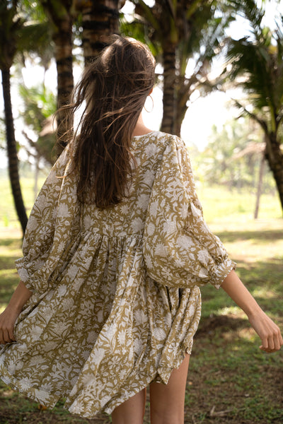 Kyra Mini Dress ~ Olive